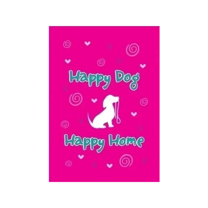 Dog Speak Garden Flag Design Happy Dog Happy Home