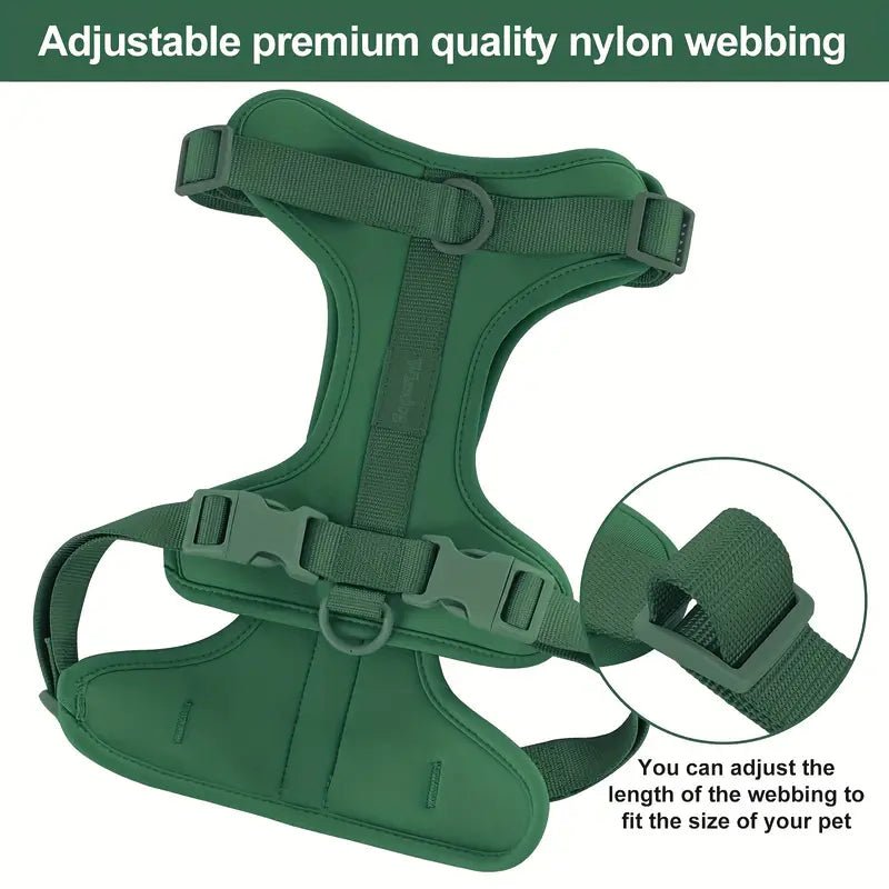 Adjustable Harness Ultra Soft | Dark Green