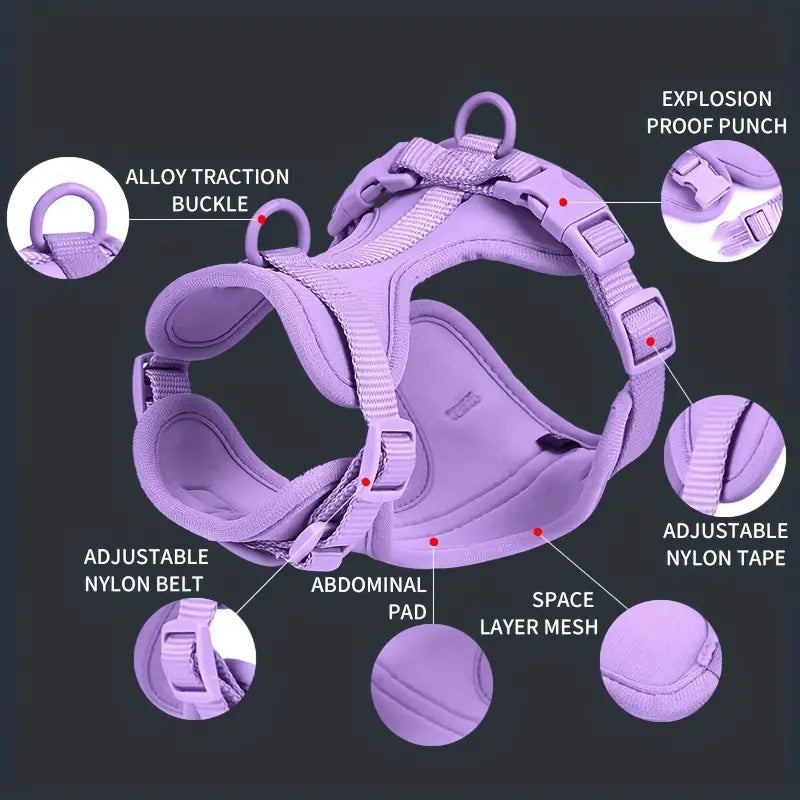 Adjustable Harness Ultra Soft | Purple