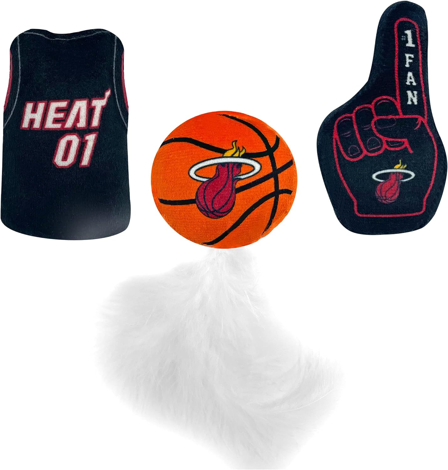 NBA Miami Heat 3 Piece Cat Nip Toys