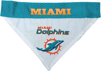 NFL Miami Dolphins Reversible Bandana For Dogs