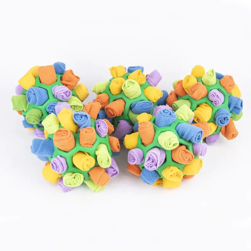 Interactive Dog Puzzle Toys Portable Pet Snuffle Ball Encourage Natural Foraging Skills Training Educational Pet Toy Slow Feeder