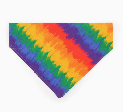 Rainbow Tie-Dye Bandana for Cats and Small dogs