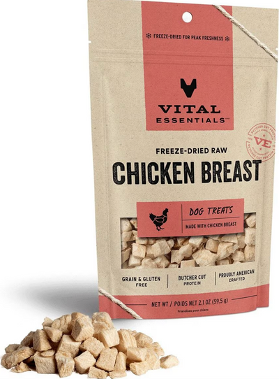 Vital Essentials Chicken Breast FD Dog Treats 2.1 oz