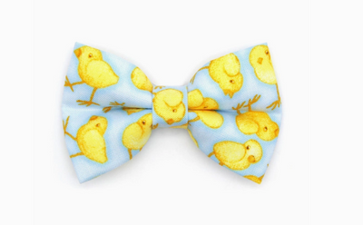 Chicks Blue Bow Tie For Cats + Small Dogs