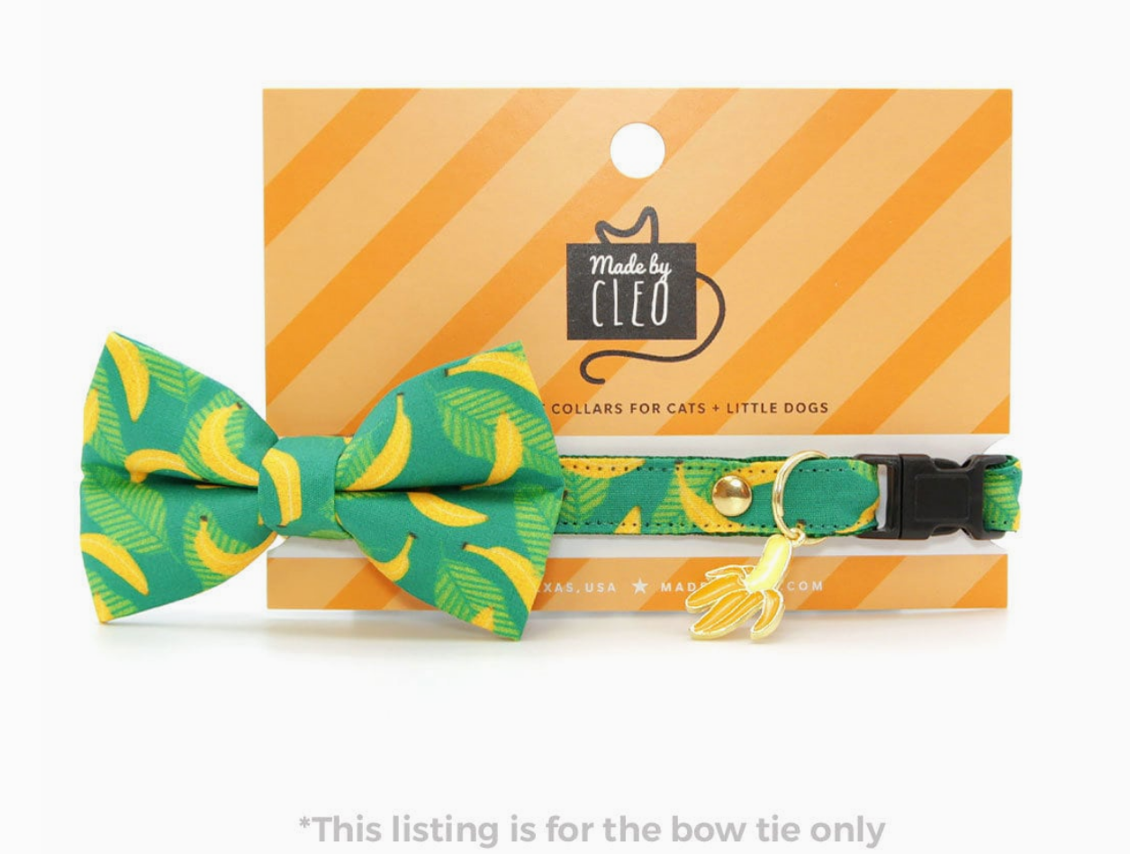 Bananas Bow Tie For Cats + Small Dogs