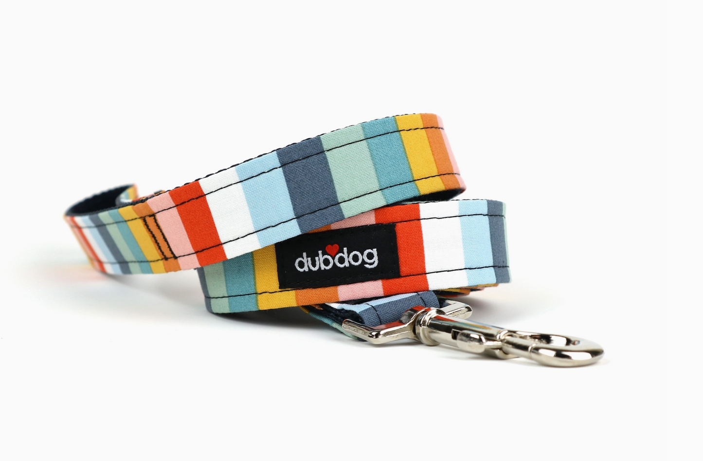 Multi-Color Striped Dog Leash