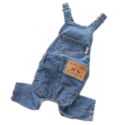 Denim Dog Jumpsuit