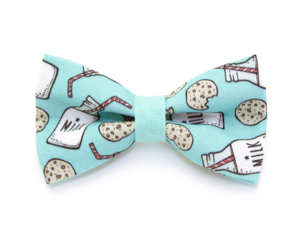 Cookies and Milk Bow Tie For Cats + Small Dogs