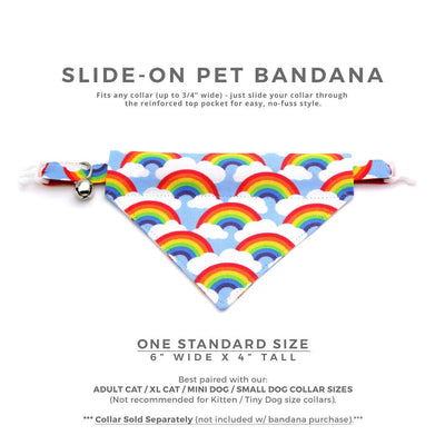 Rainbow Magic - Bandana For Cat + Small Dog