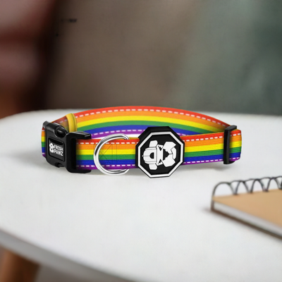 Fresh Pawz Pride Flag | Reflective Dog Collar