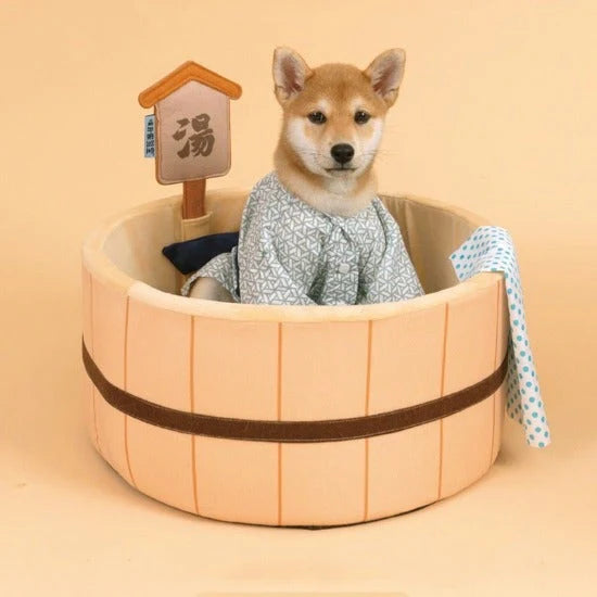 Japanese Style Hot Spring Pet Bed