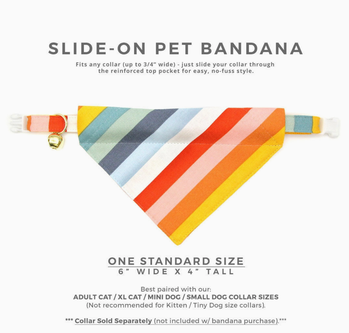 Pride Bandana for Cats and Small dogs