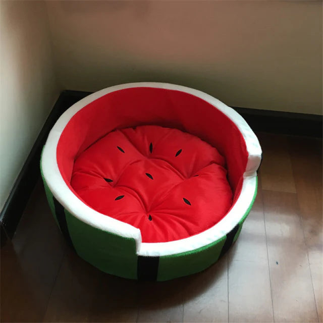 Watermelon Shaped Dog Bed Nest