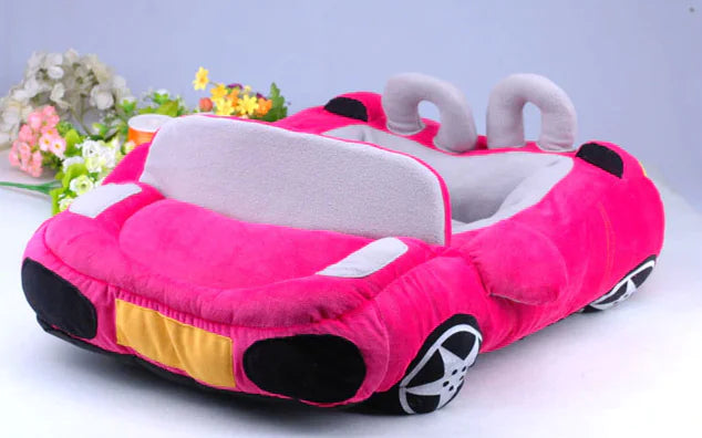 Red Furrari Car Dog Bed