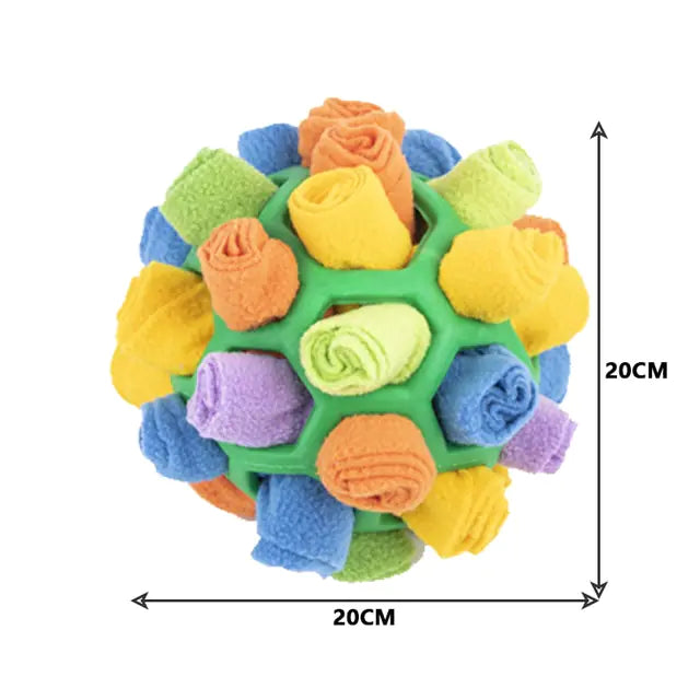 Interactive Dog Puzzle Toys Portable Pet Snuffle Ball Encourage Natural Foraging Skills Training Educational Pet Toy Slow Feeder
